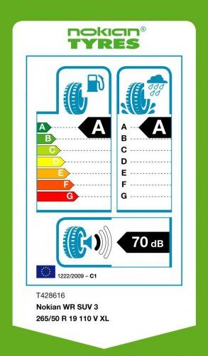 Шины Nokian Tyres WR SUV 3 255/60 R17 106H нешип - 3